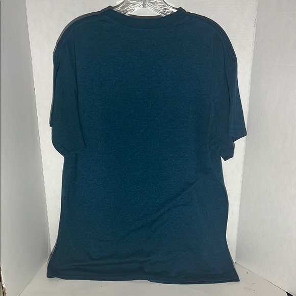 Men's Blue 'Rooted' Short Sleeve Tee - Picture 3 of 3
